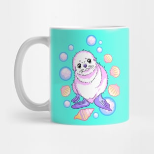 Bubble sea lion Mug